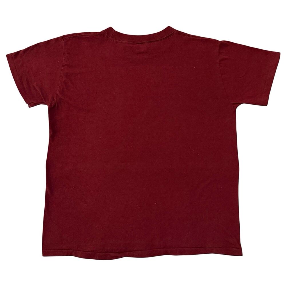 Vintage 80s Champion Harvard University T Shirt Single Stitch Size L Made in USA - Picture 2 of 5